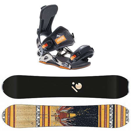 Комплит сноуборд STRAIGHT + крепления MOUNTAIN MULTIENTRY FT Комплит сноуборд STRAIGHT + крепления MOUNTAIN MULTIENTRY FT